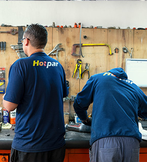 Oficina da Locadora de Equipamentos Hotpar